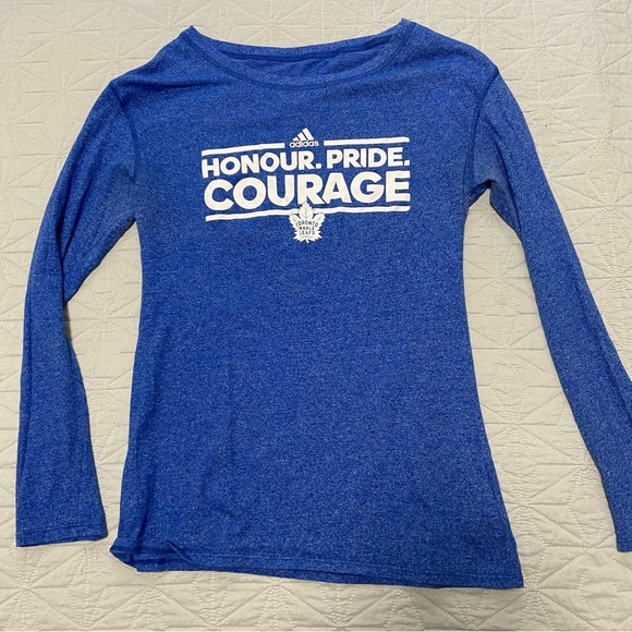 Toronto Maple Leafs Blue Long Sleeve Shirt - Picture 5 of 11